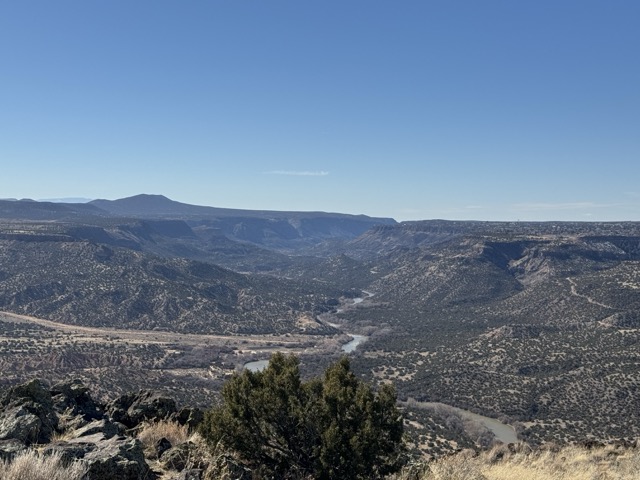 View to the south from Otowi peak